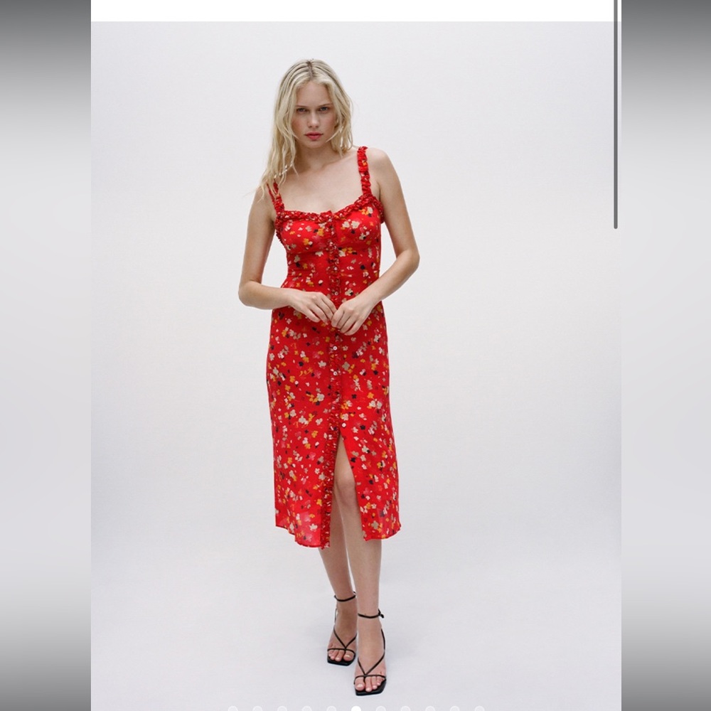 Realisation Par Juliet Dress in Rouge Fleur - size M (lightly worn)